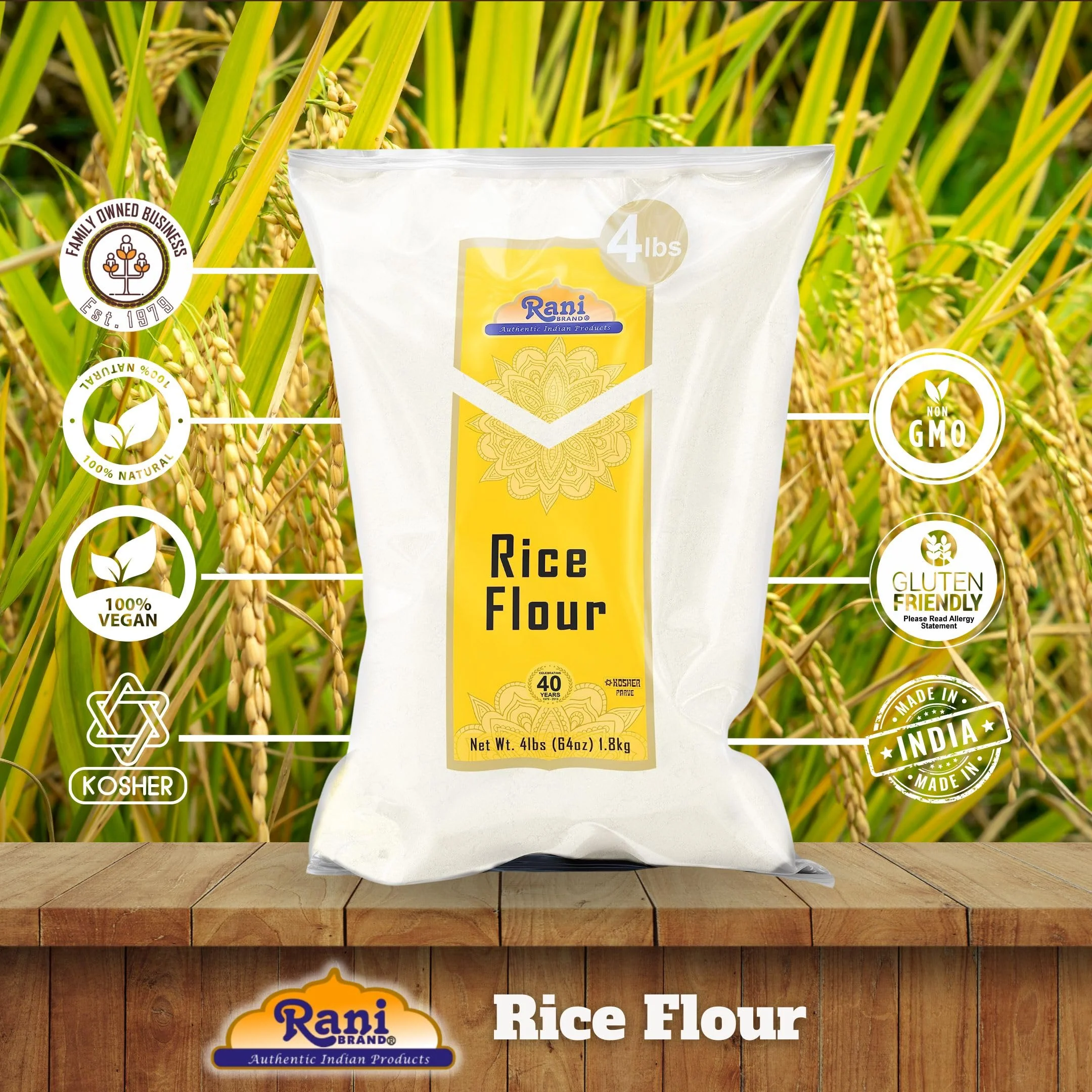 Rani Rice Flour - Poly {2 Sizes Available} - Image 10