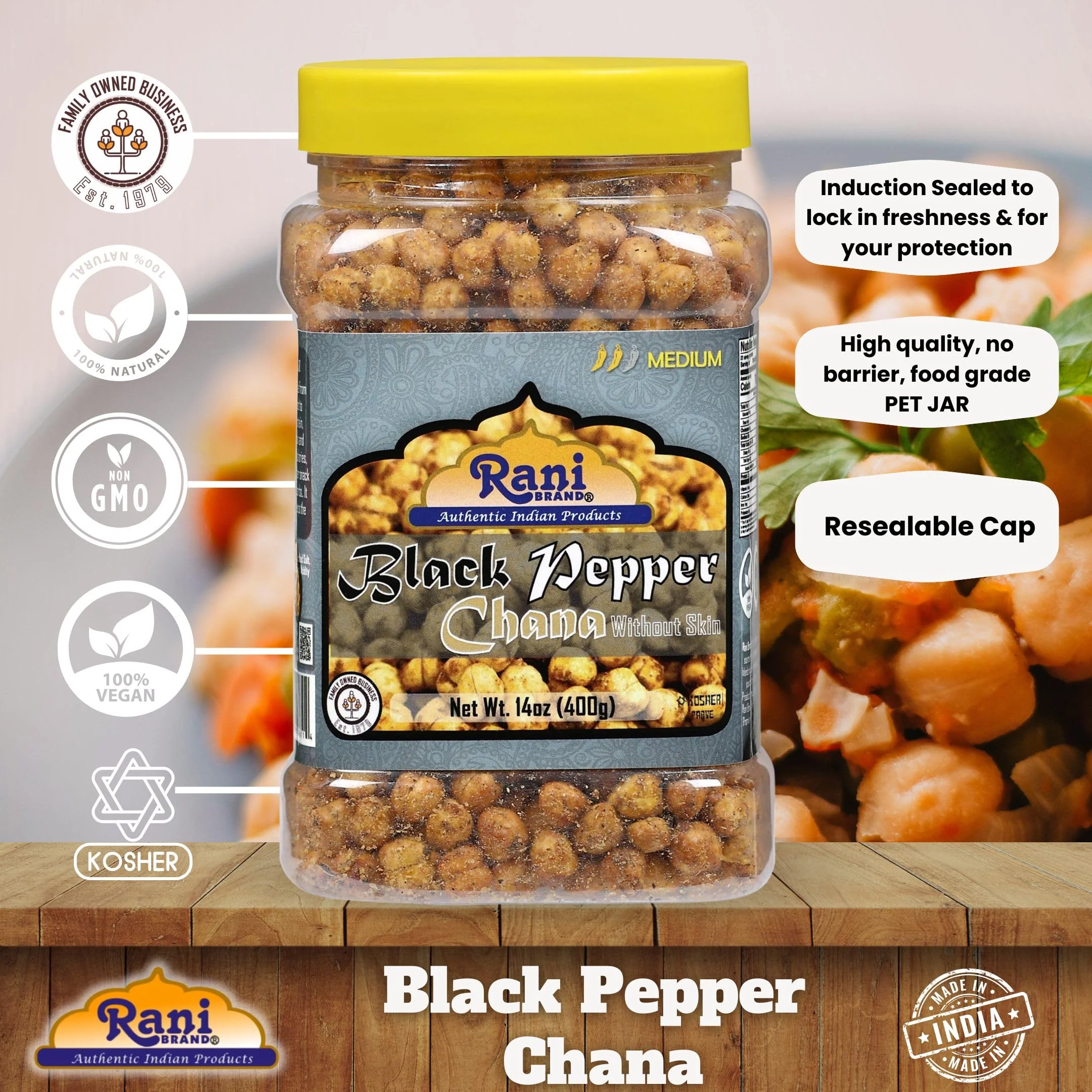 Rani Roasted Chana {7 Tasty Flavors} - Image 4