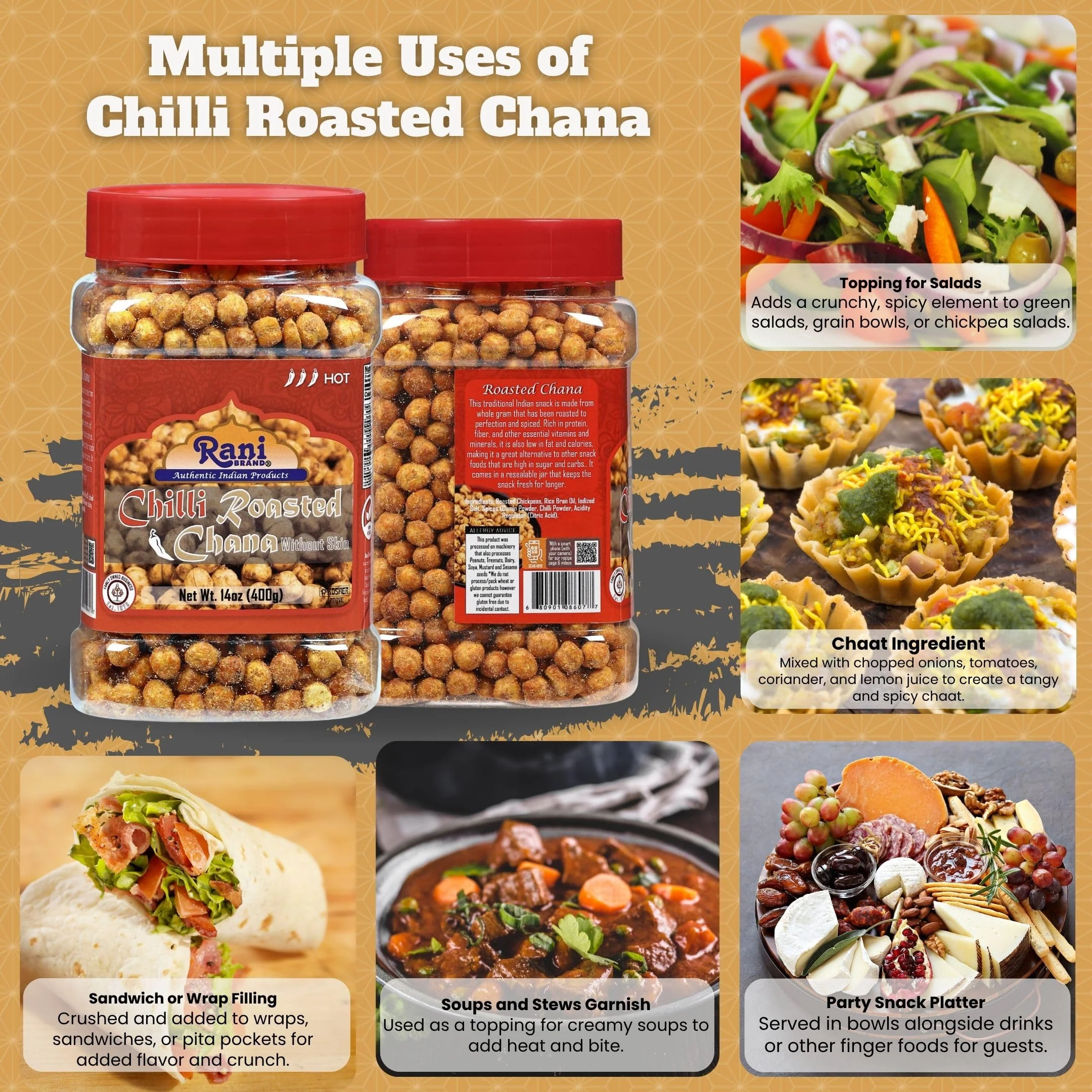 Rani Roasted Chana {7 Tasty Flavors} - Image 12
