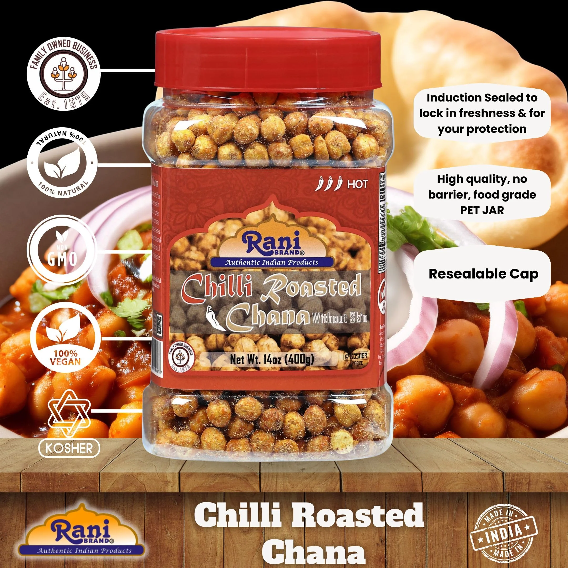 Rani Roasted Chana {7 Tasty Flavors} - Image 14
