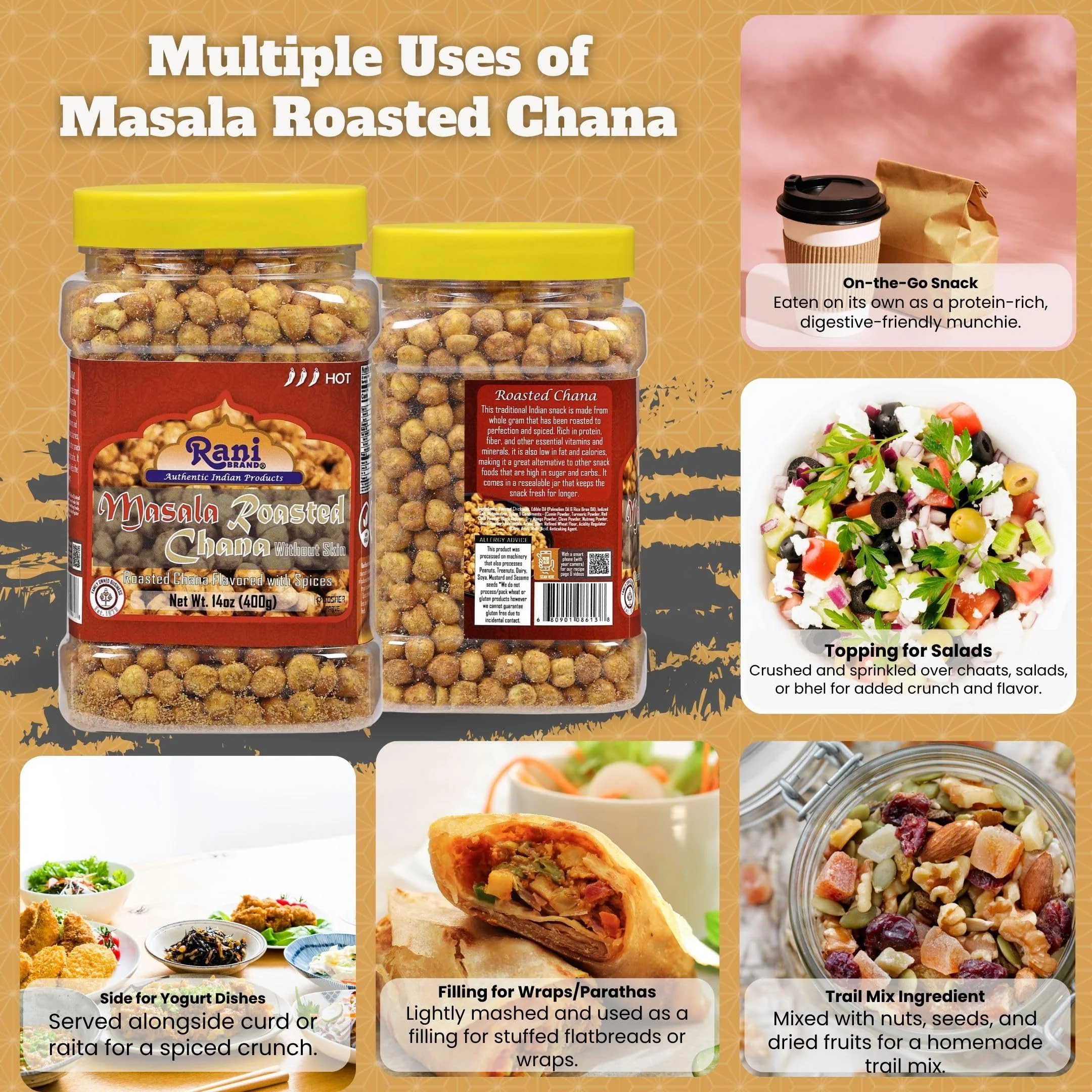 Rani Roasted Chana {7 Tasty Flavors} - Image 53