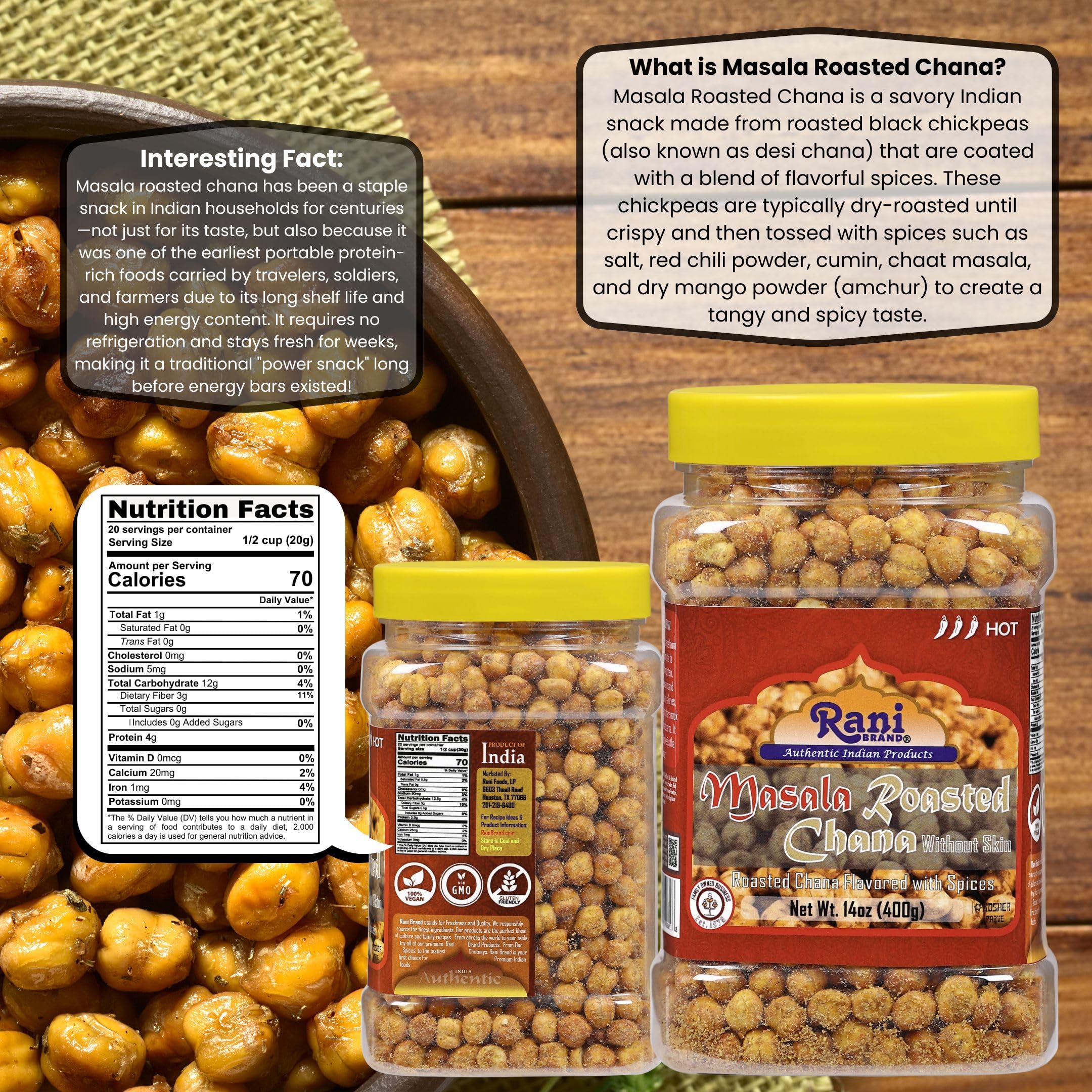 Rani Roasted Chana {7 Tasty Flavors} - Image 54