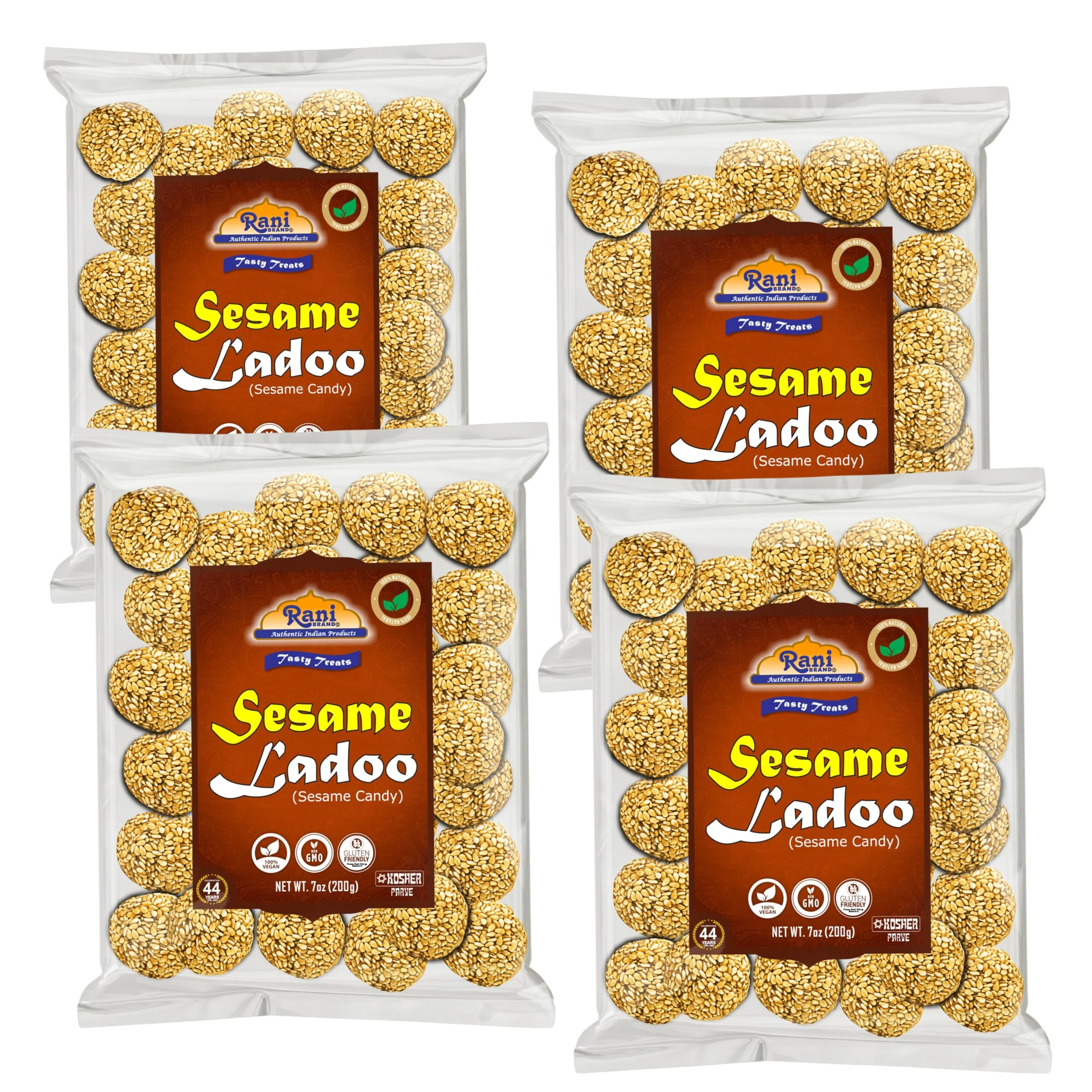 Rani Sesame Ladoo (Round Sesame Brittle Candy) 7oz (200g) {4 Sizes Available} - Image 11