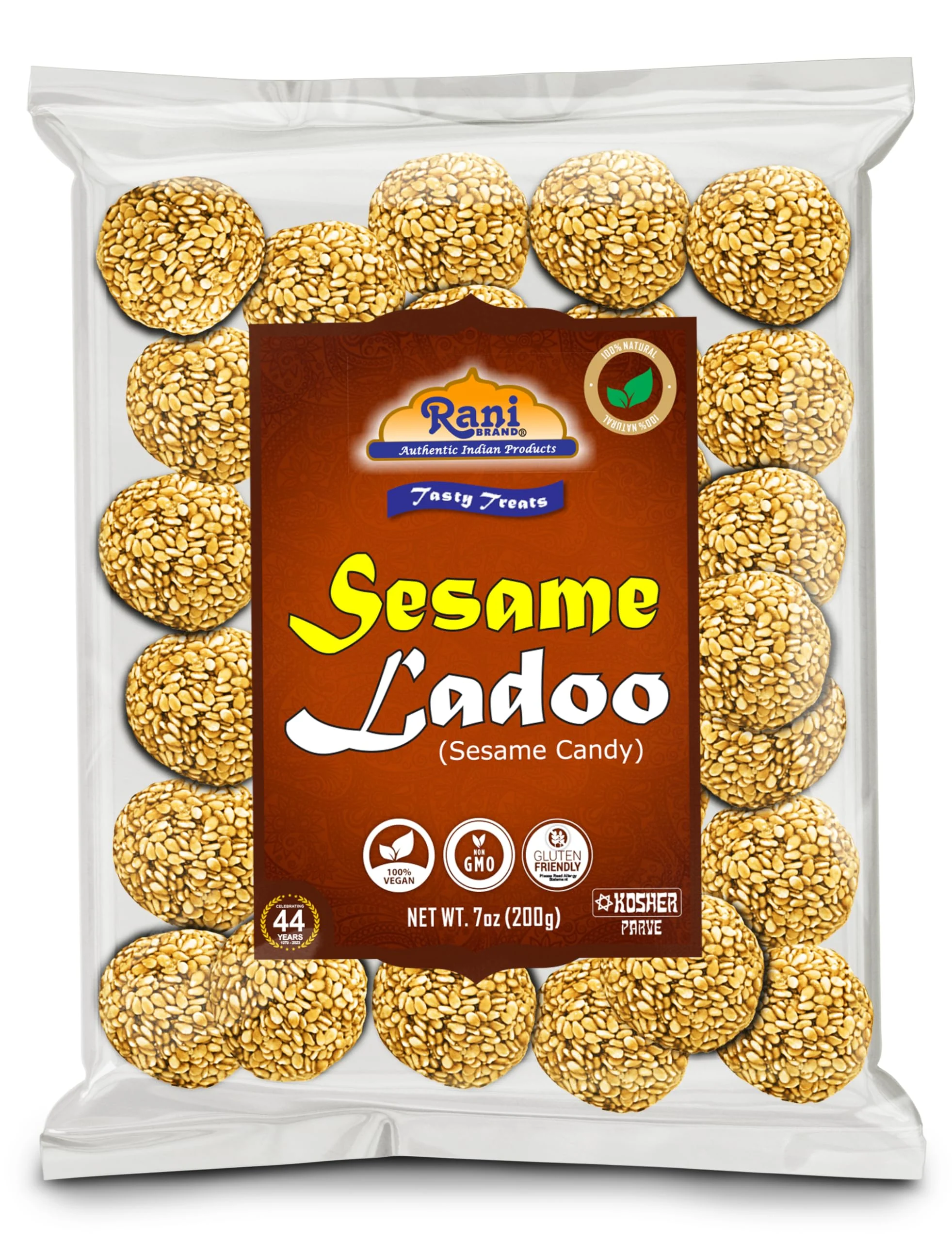 Rani Sesame Ladoo (Round Sesame Brittle Candy) 7oz (200g) {4 Sizes Available} - Image 10