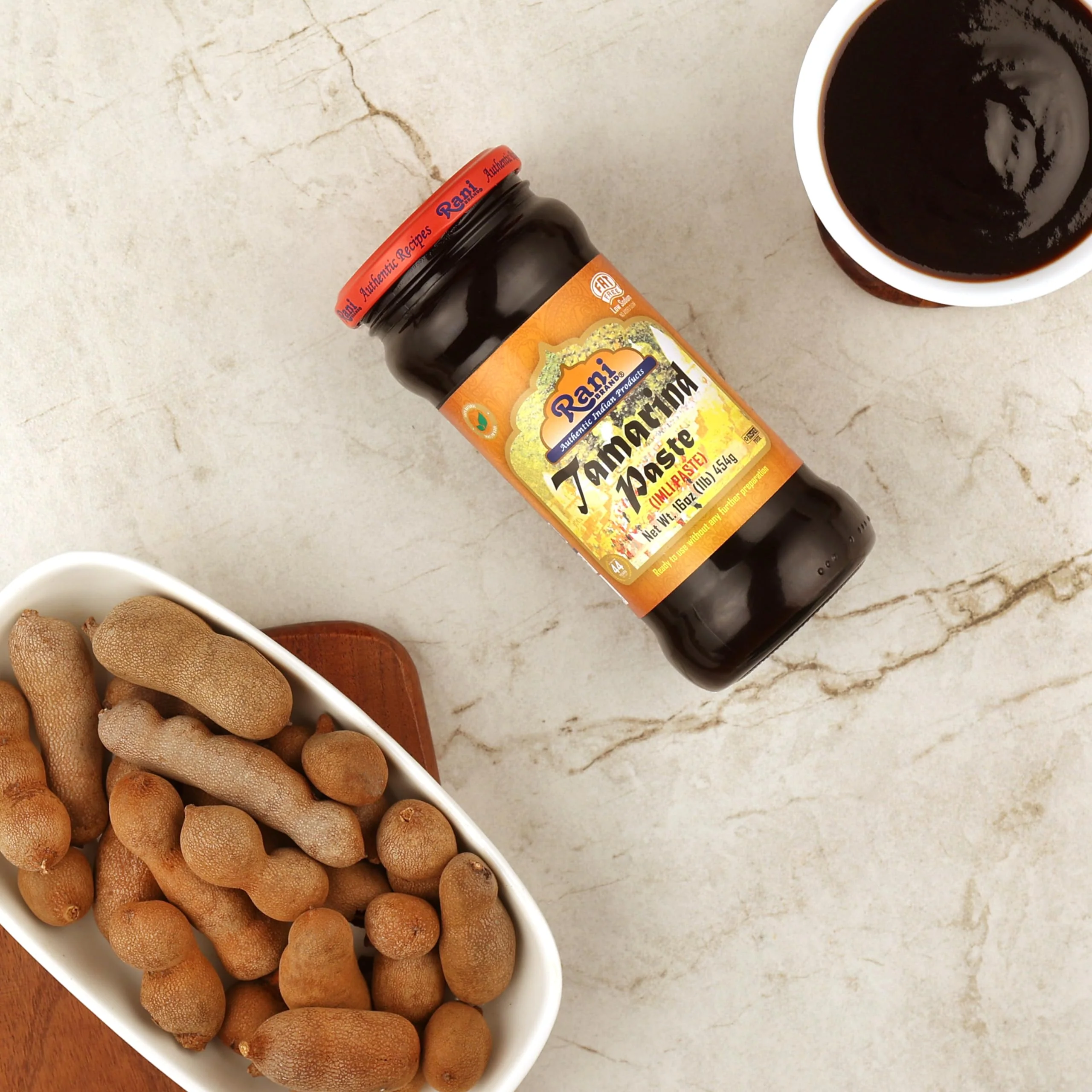 Rani Tamarind Paste Puree (Imli) 16oz (1lb) 454g Glass Jar, No added sugar ~ All Natural | Vegan | Gluten Free | No Colors | NON-GMO | Kosher | Indian Origin - Image 5