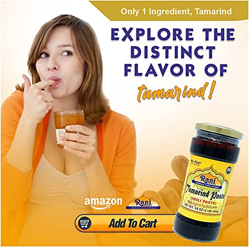 Rani Tamarind Paste Puree (Imli) 32oz (2lbs) 908g Bulk Glass Jar, No added sugar ~ All Natural | Vegan | Gluten Free | No Colors | NON-GMO | Indian Origin - Image 5