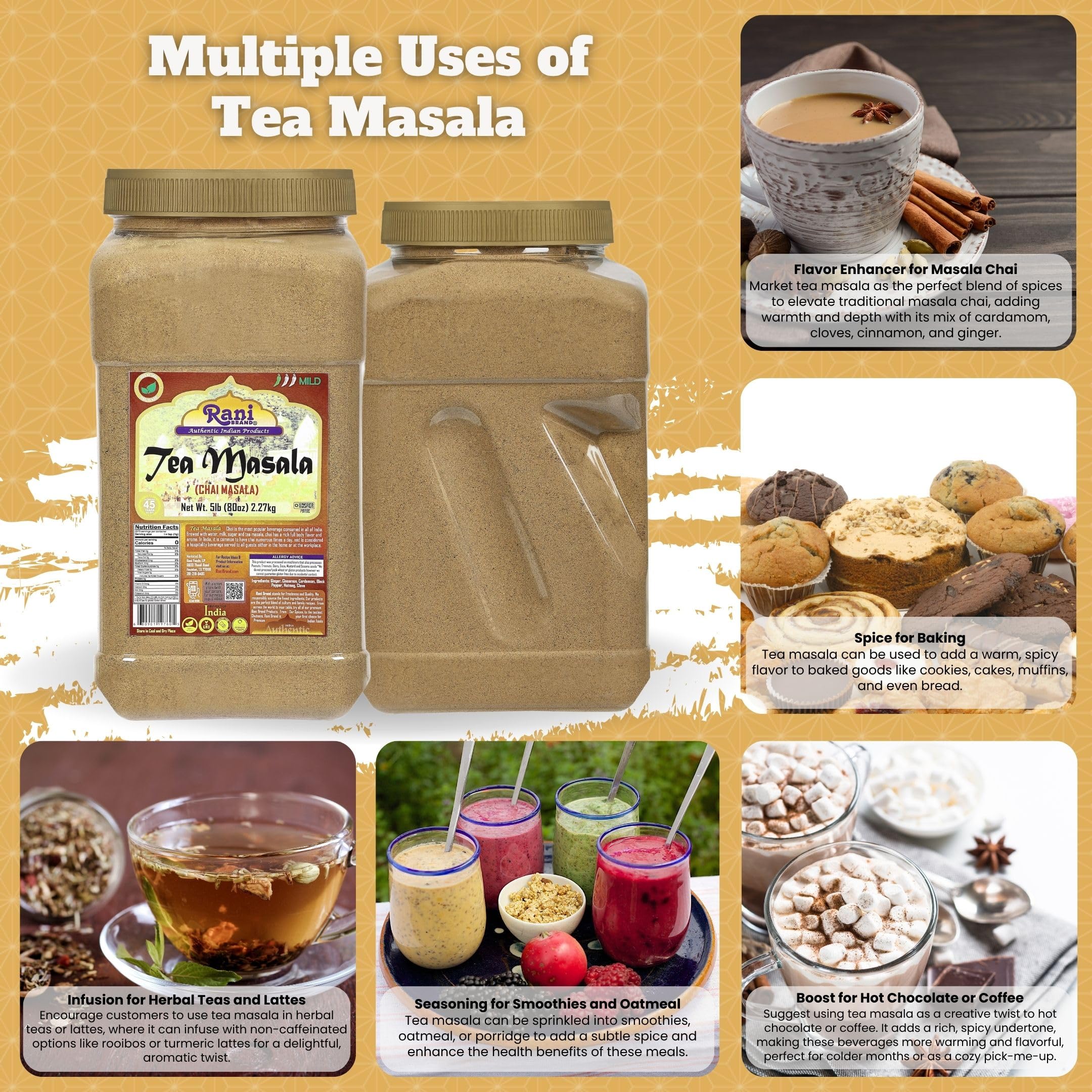 Rani Tea (Chai) Masala & Loose Tea Leaves {6 Sizes Available} - Image 18