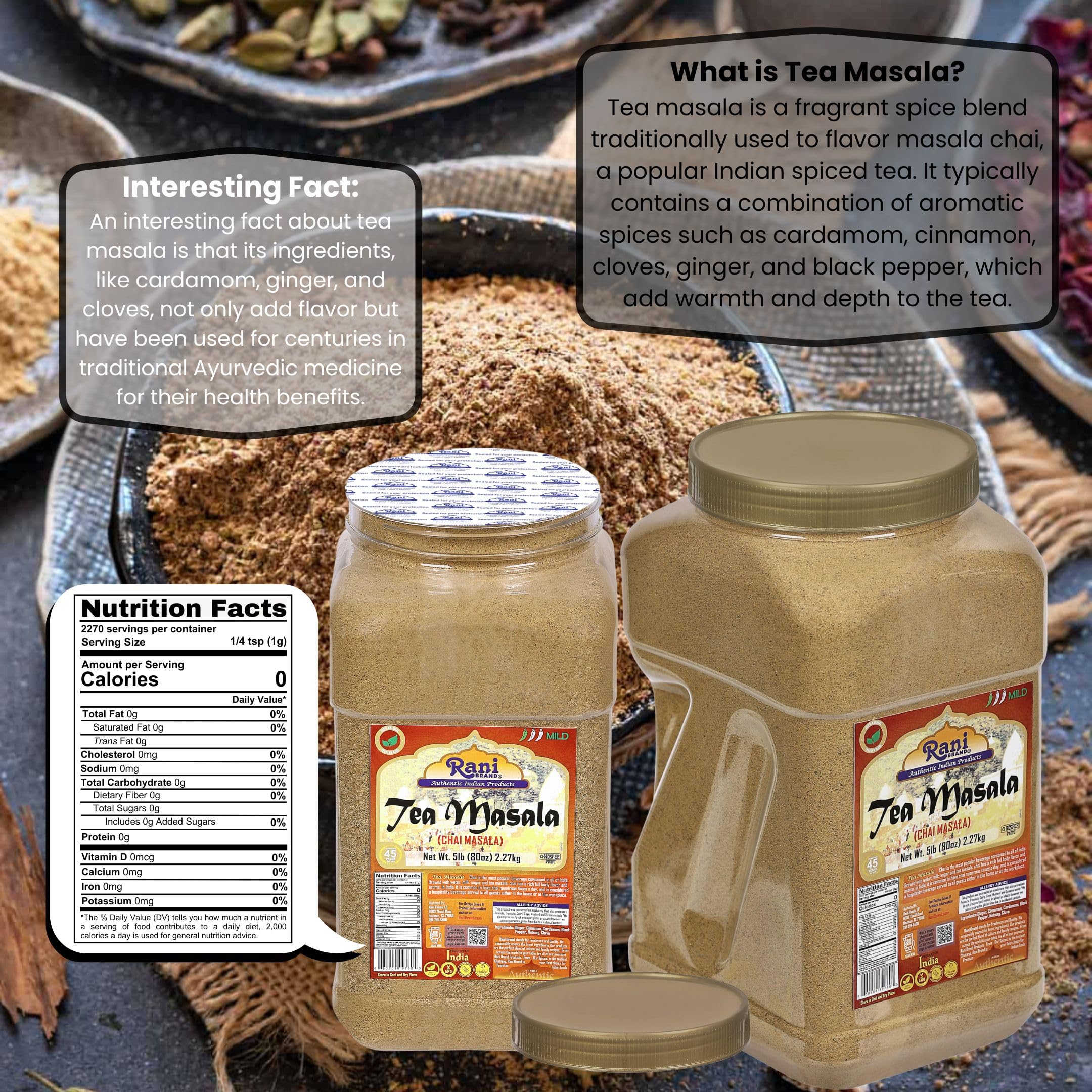 Rani Tea (Chai) Masala & Loose Tea Leaves {6 Sizes Available} - Image 19