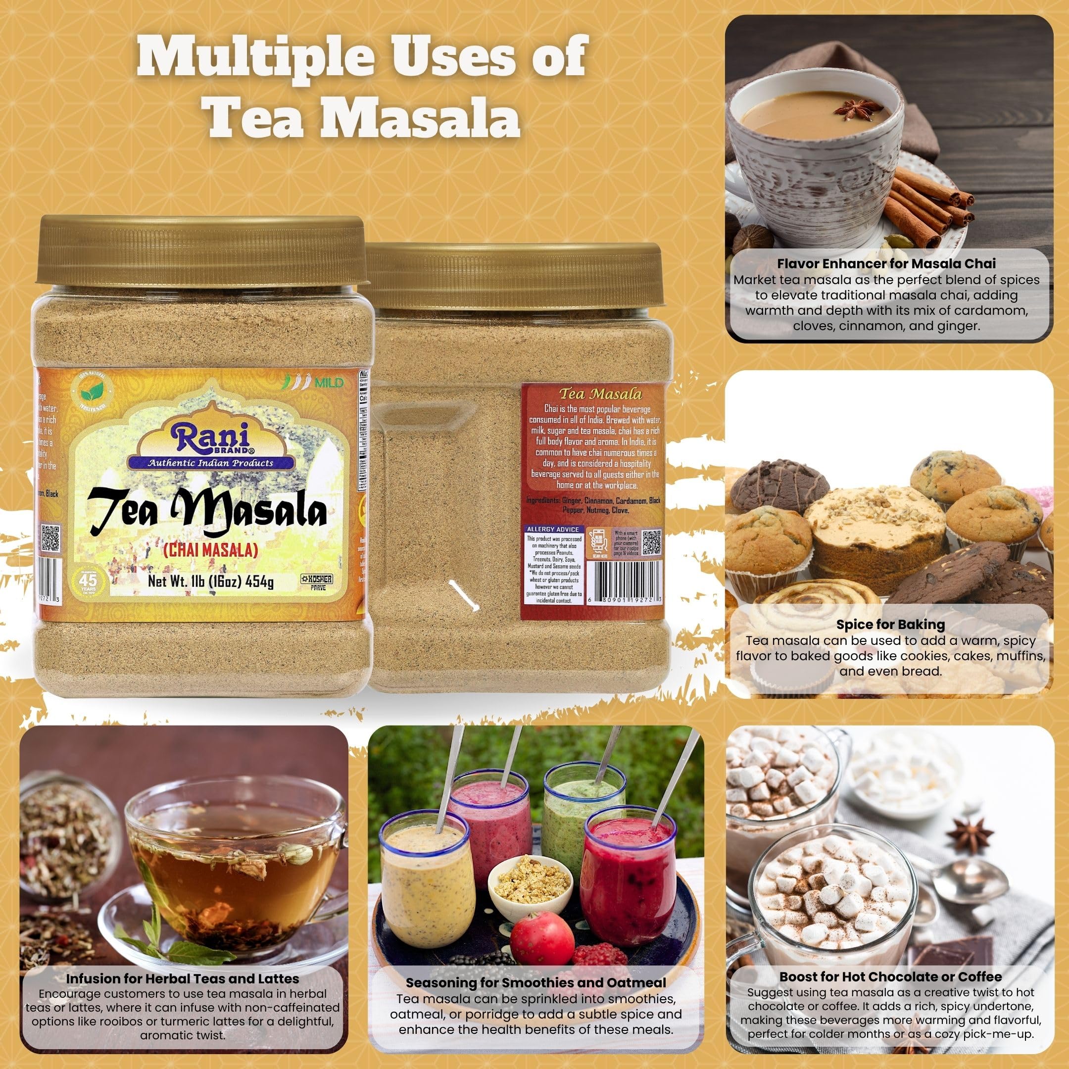 Rani Tea (Chai) Masala & Loose Tea Leaves {6 Sizes Available} - Image 10