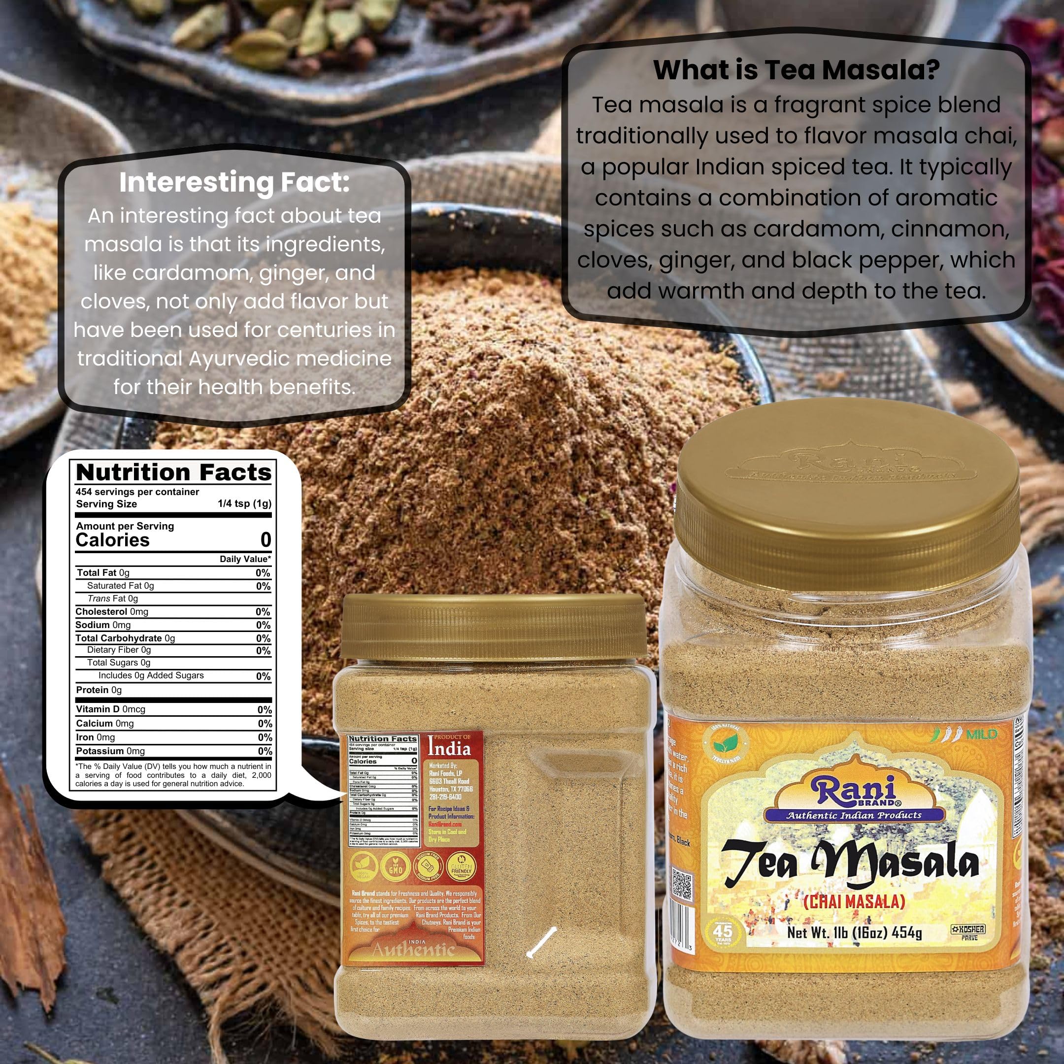 Rani Tea (Chai) Masala & Loose Tea Leaves {6 Sizes Available} - Image 11