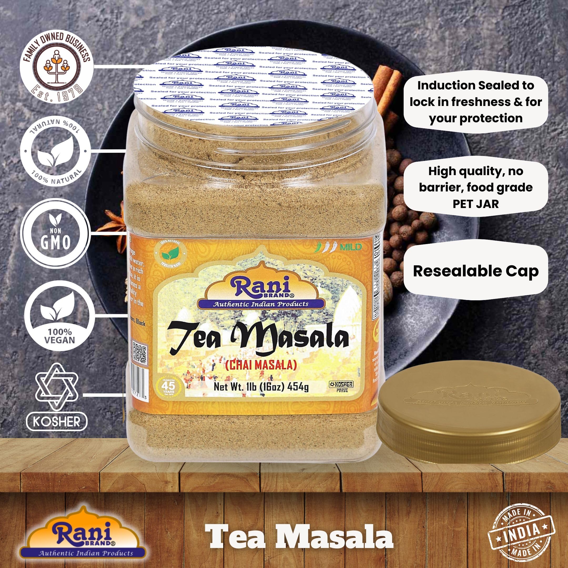 Rani Tea (Chai) Masala & Loose Tea Leaves {6 Sizes Available} - Image 12