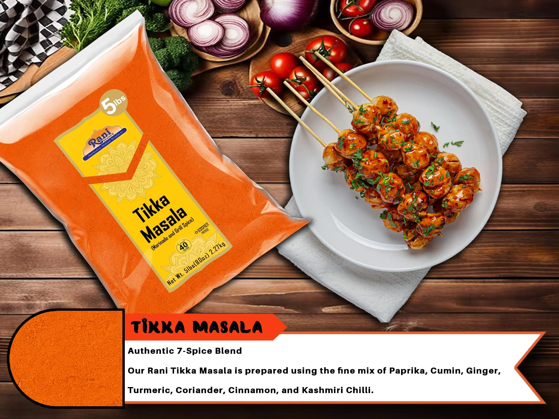 Rani Tikka Masala Indian 7-Spice Blend  {13 Available Sizes} - Image 57